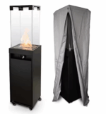 Outdoor Propane Smokeless 360-Degre Fire Column Heater