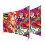 Curved Screen 50 Inch Smart Android LED TV Ultra HD 4K Smart Television