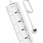 PEGANT 4 Way 3M Power Extension Cord 4 Universal Outlets Electrical Strip