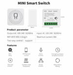 Smart Switch Module, Mini DIY Breaker Module, Support 1/2 Way Switch - Image 2