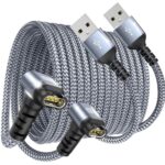Sweguard Garmin Watch Charger Cable Right Angle [2-Pack,1.2M]